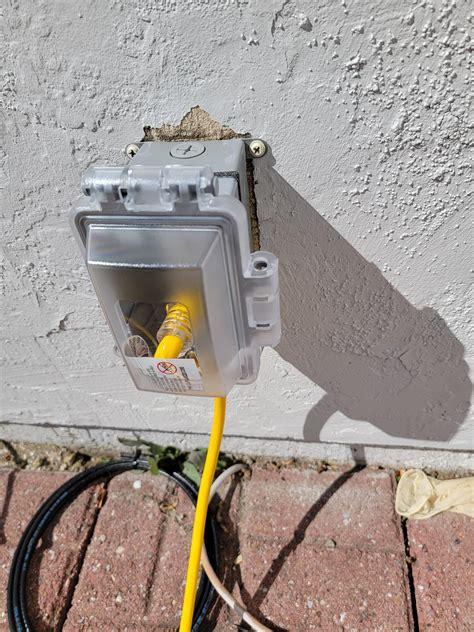 stucco outlet box location